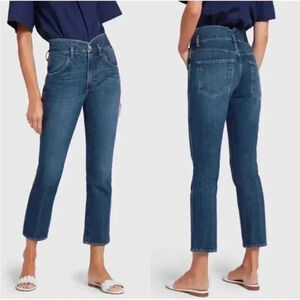 Amo Tulip High Rise Dark Wash Vintage Blue Jeans EUC Womens Size 25